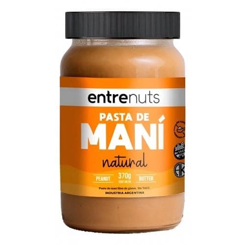 Pasta de maní entrenuts x 370g natural