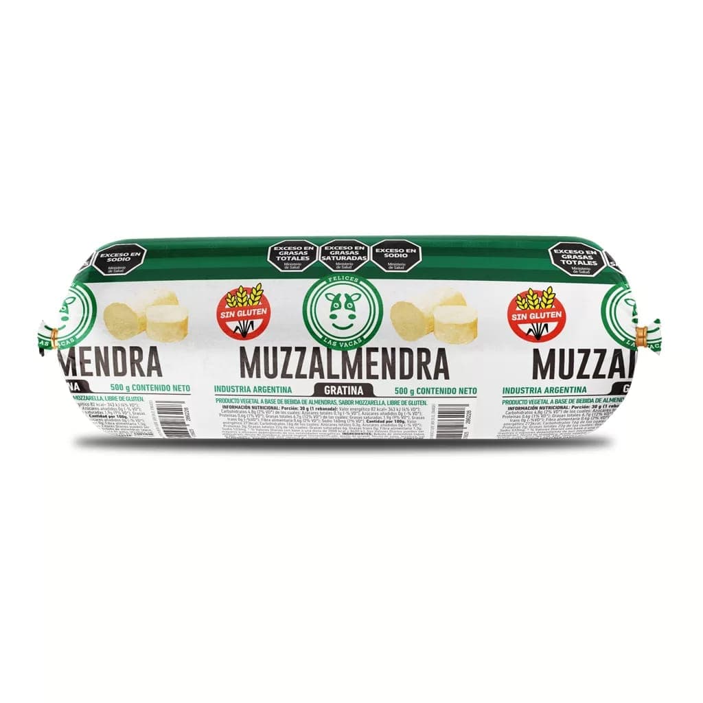 Queso muzzalmendra x 500g vegano